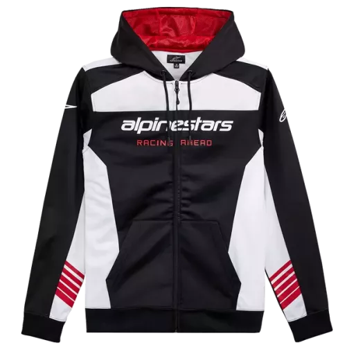 sweat capuche ALPINESTARS session LXE noir et blanc