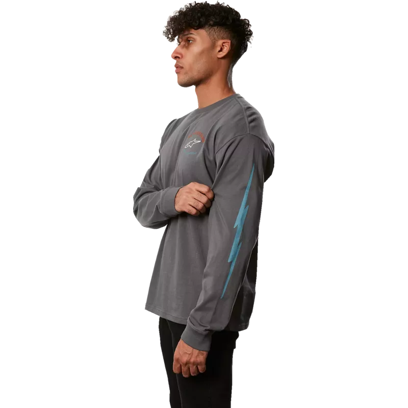 T-shirt à manches longues ALPINESTARS Full Face gris