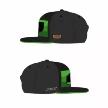 Casquette BUD RACING Kawasaki Noir Vert