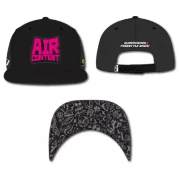 Casquette BUD RACING Air Contest 23 Noir Rose