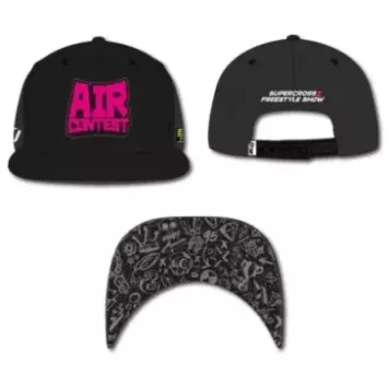 Casquette BUD RACING Air Contest 23 Noir Rose