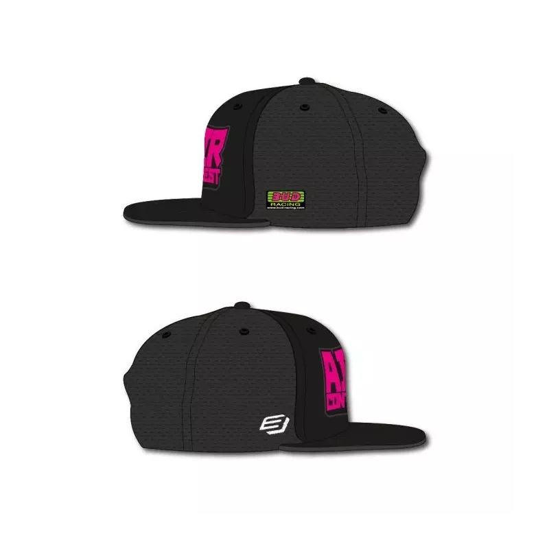 Casquette BUD RACING Air Contest 23 Noir Rose