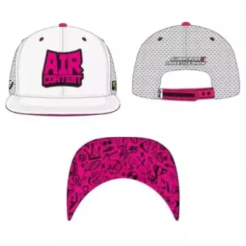Casquette BUD RACING Air Contest 23 Blanche Rose
