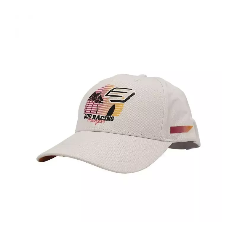 Casquette BUD RACING Sunset Blanche