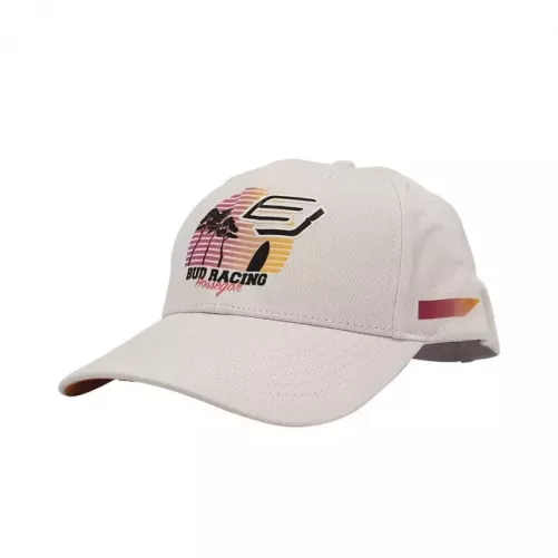 Casquette BUD RACING Sunset Blanche