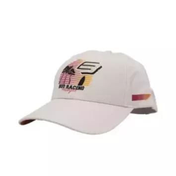 Casquette BUD RACING Sunset Blanche