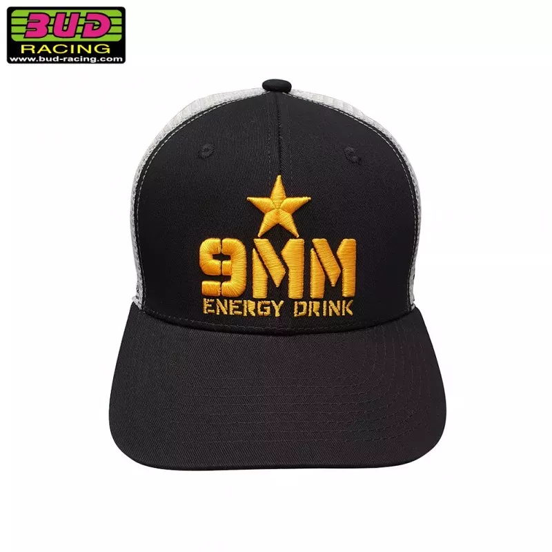 Casquette BUD RACING Team 9MM 21 gris