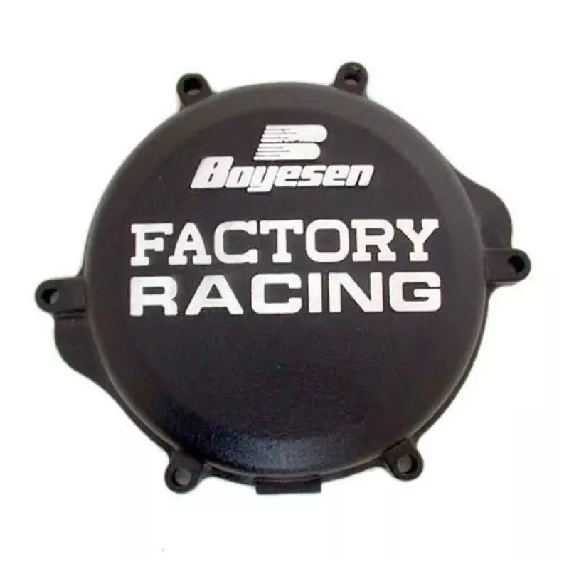 Couvercle de carter d'embrayage BOYESEN Factory noir Suzuki RM-125 1998-2008