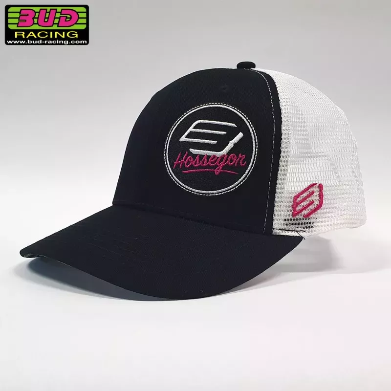 Casquette BUD RACING HOSSEGOR noir blanc