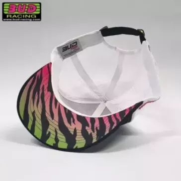 Casquette BUD RACING HOSSEGOR noir blanc