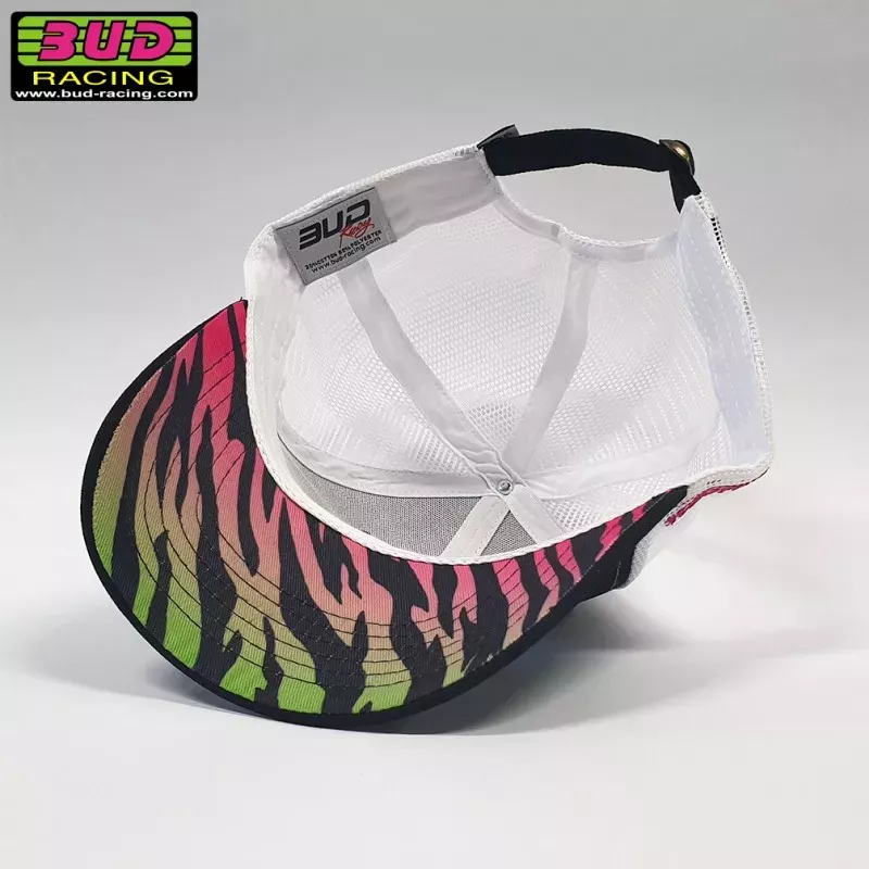 Casquette BUD RACING HOSSEGOR noir blanc