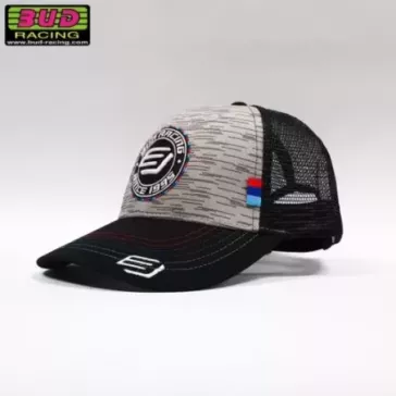 Casquette BUD RACING BUDDY gris noir