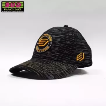 Casquette BUD RACING BUDDY noir moutarde