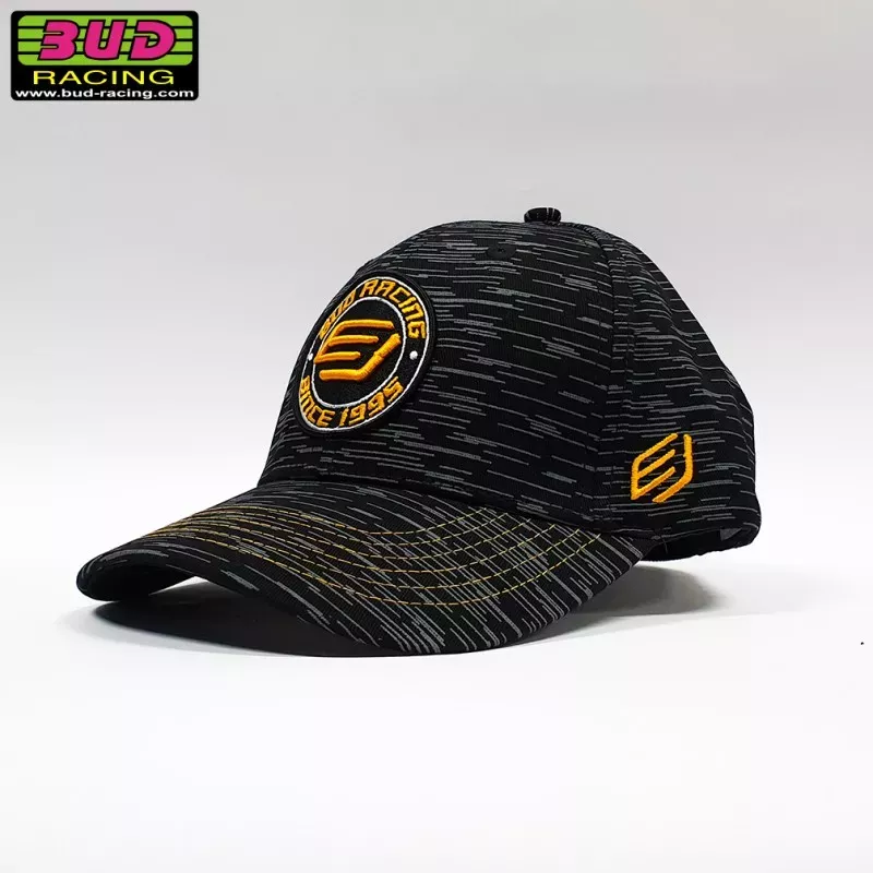 Casquette BUD RACING BUDDY noir moutarde