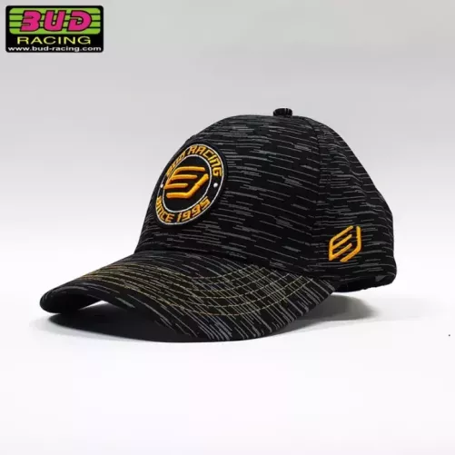 Casquette BUD RACING BUDDY noir moutarde