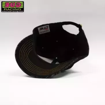 Casquette BUD RACING BUDDY noir moutarde