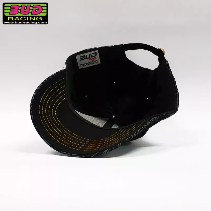 Casquette BUD RACING BUDDY noir moutarde