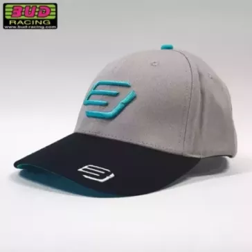 Casquette BUD RACING JADED gris noir