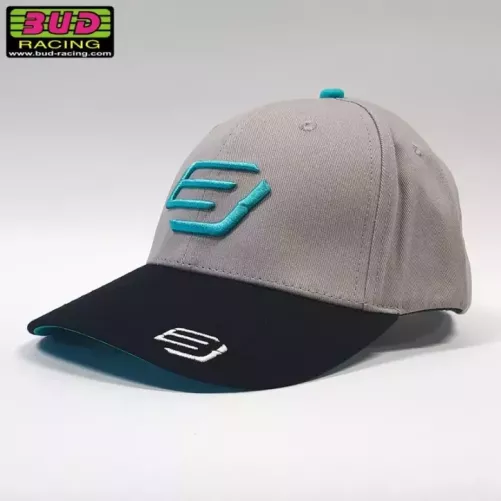Casquette BUD RACING JADED gris noir