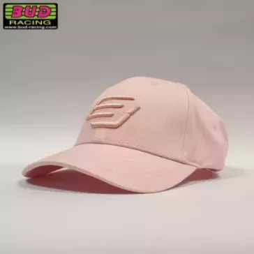Casquette BUD RACING LOGO rose pastel