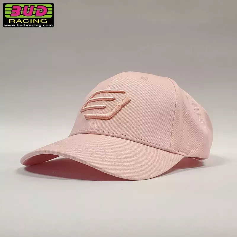 Casquette BUD RACING LOGO rose pastel