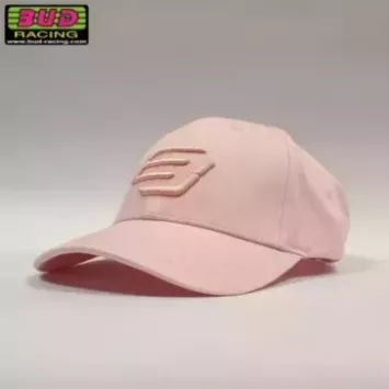Casquette BUD RACING LOGO rose pastel