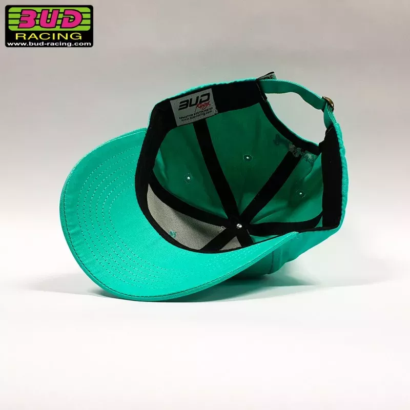 Casquette BUD RACING LOGO vert pastel