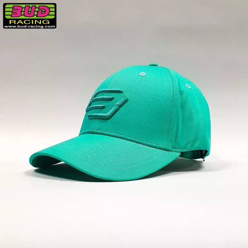 Casquette BUD RACING LOGO vert pastel