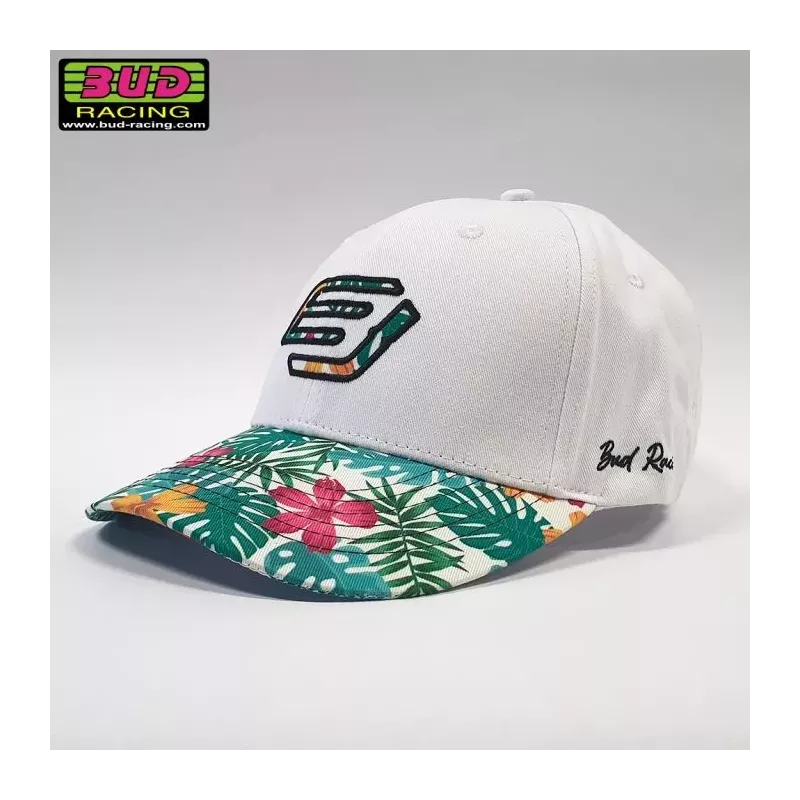 Casquette Bud Tropical Blanc