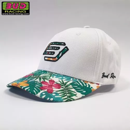 Casquette Bud Tropical Blanc