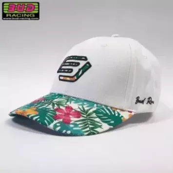 Casquette Bud Tropical Blanc