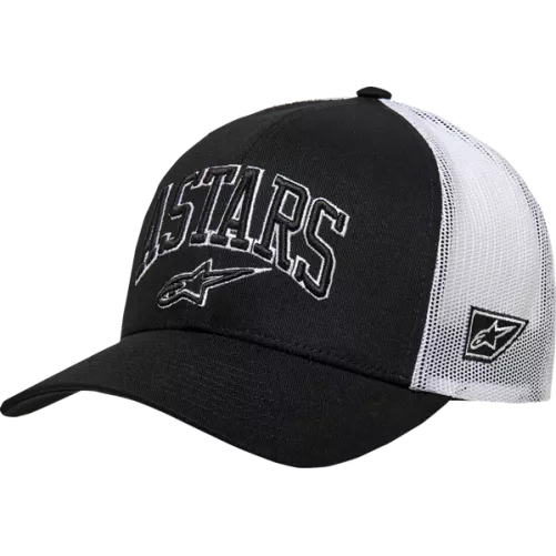 casquette ALPINESTARS dunker noir et blanc
