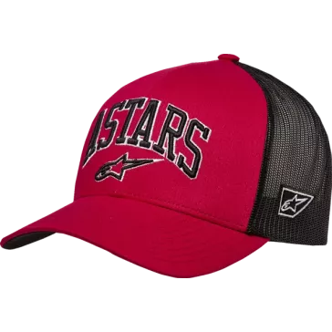 casquette ALPINESTARS dunker noir et rouge