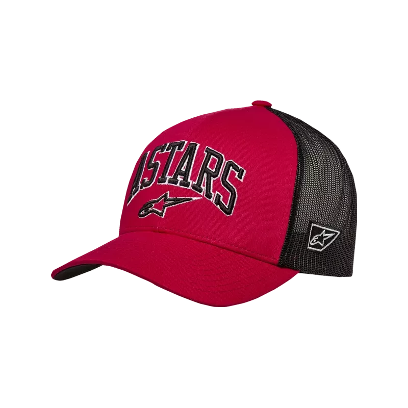 casquette ALPINESTARS dunker noir et rouge