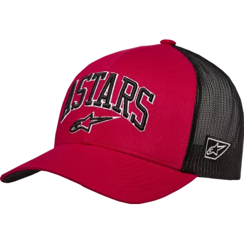 casquette ALPINESTARS dunker noir et rouge