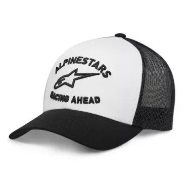 casquette ALPINESTARS triple truck blanche noir