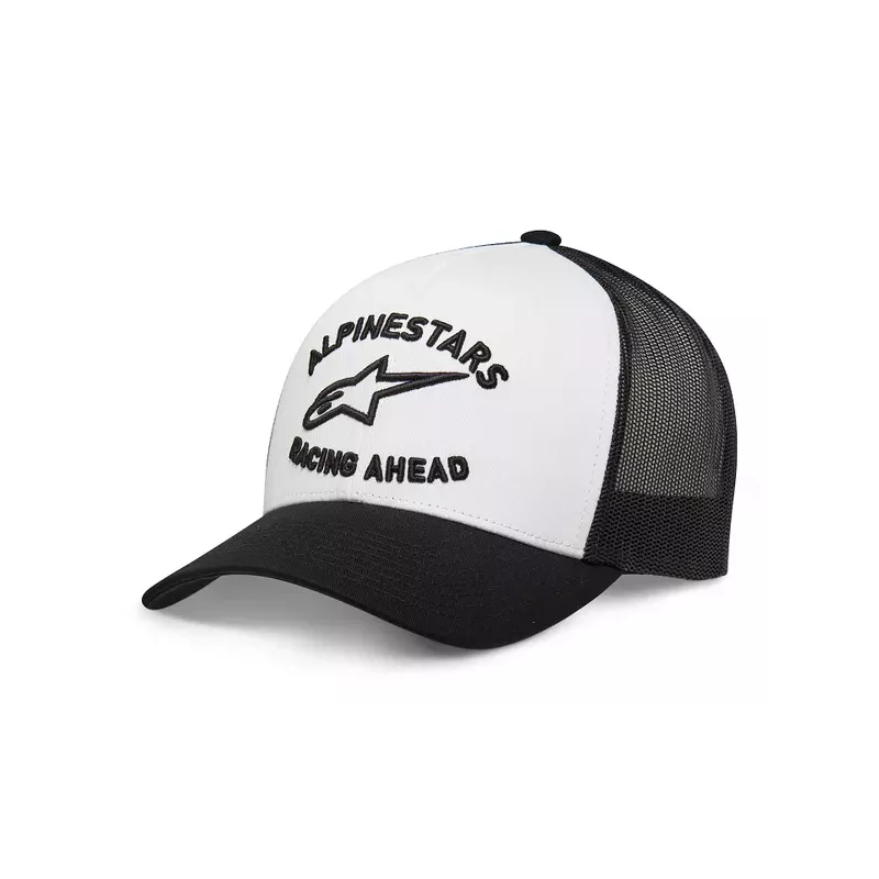 casquette ALPINESTARS triple truck blanche noir