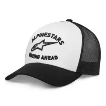 casquette ALPINESTARS triple truck blanche et noir