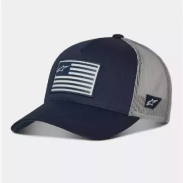 Casquette Alpinestars Flag Snapback Navy Grey