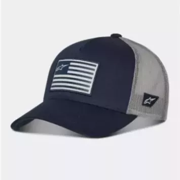 Casquette Alpinestars Flag Snapback Navy Grey