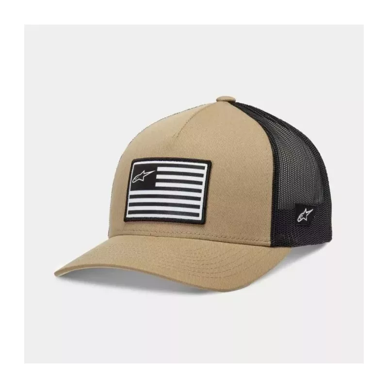 Casquette Alpinestars Flag Snapback Sable Noir