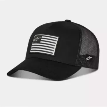 Casquette Alpinestars Flag Snapback Noir Noir