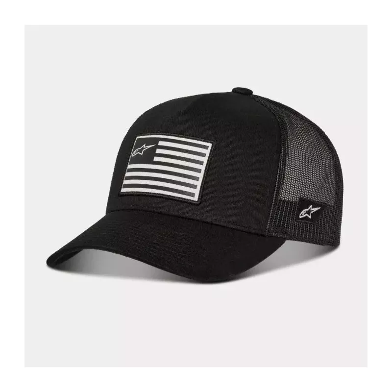 Casquette Alpinestars Flag Snapback Noir Noir