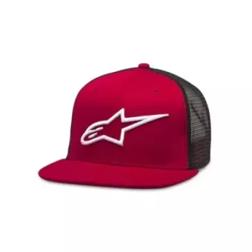 Casquette Alpinestars Corp Trucker Rouge Noire