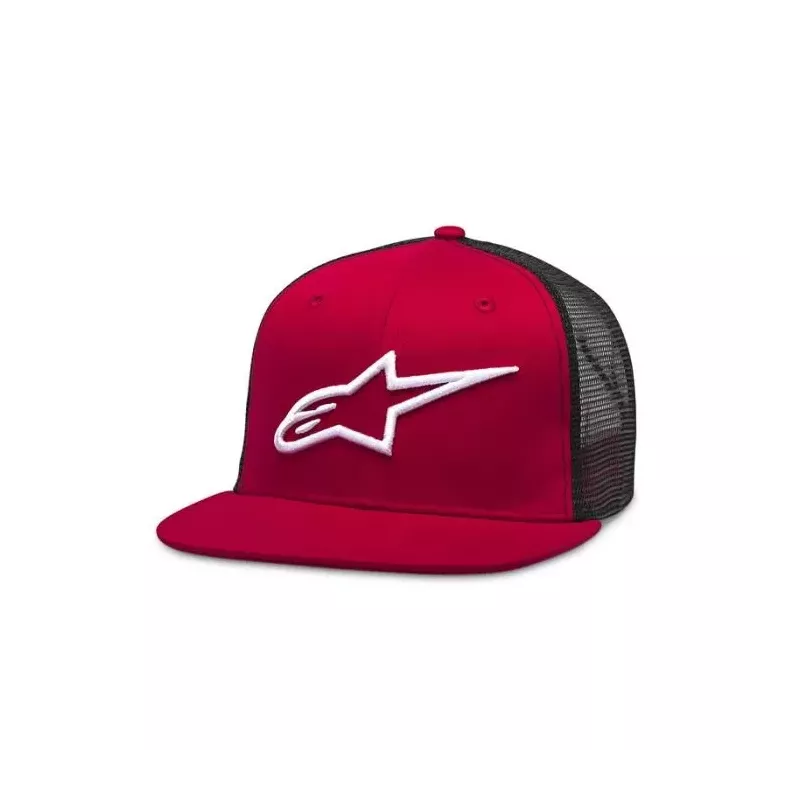 Casquette Alpinestars Corp Trucker Rouge Noire