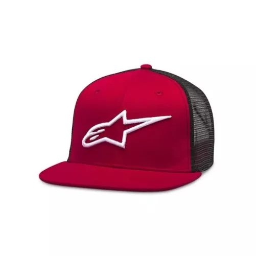 Casquette Alpinestars Corp Trucker Rouge Noire