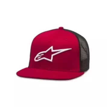 Casquette Alpinestars Corp Trucker Rouge Noire