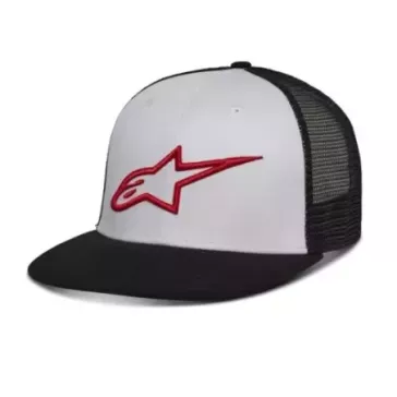 Casquette Alpinestars Corp Trucker Blanche Noire
