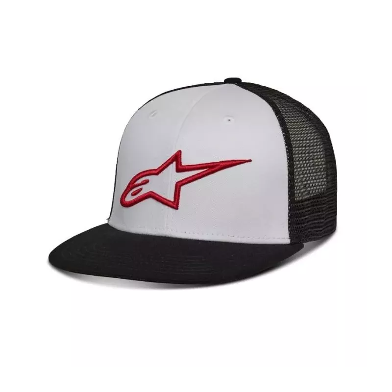 Casquette Alpinestars Corp Trucker Blanche Noire