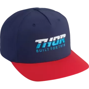 casquette THOR Segment Snapback Hat bleu et rouge